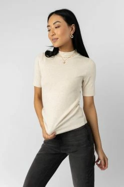 Be Cool Manufacture Angelina Top In Cream - FINAL SALE