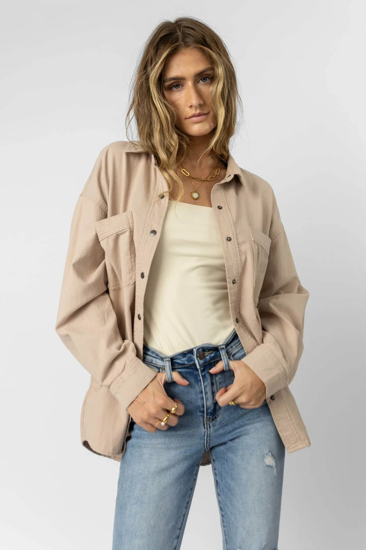 Top 10 โ Be Cool Manufacture Tops Reggie ๐ Shirt Jacket In Beige ๐ 2 Be Cool Manufacture Tops Reggie Shirt Jacket In Beige