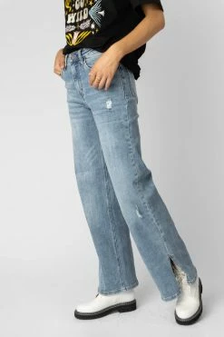 RISEN JEANS Estrella Wide Leg Jeans