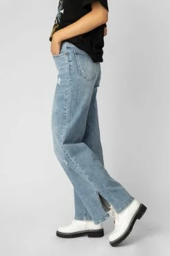 RISEN JEANS Estrella Wide Leg Jeans