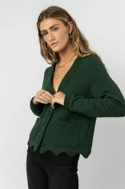 Maize Lena Jacket In Hunter Green - FINAL SALE