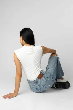 FINAL TOUCH COLLECTION Tops Diana Top In Ivory - FINAL SALE