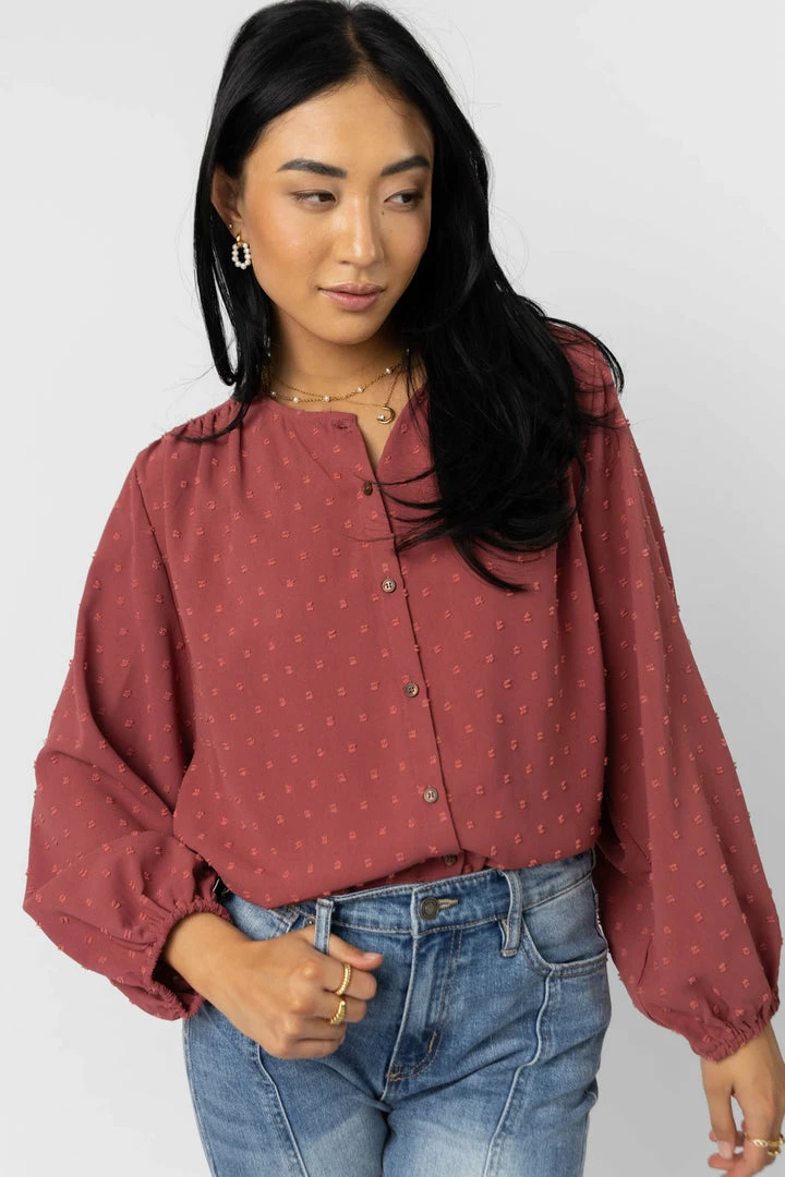 Deals π€© MAIZE Nina Button Up In Mauve Tops π 3 MAIZE Nina Button Up In Mauve Tops