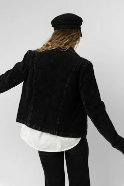 Wholesale β€οΈ MITTO SHOP Kristin Corduroy Jacket In Black - FINAL SALE π 8 MITTO SHOP Kristin Corduroy Jacket In Black - FINAL SALE