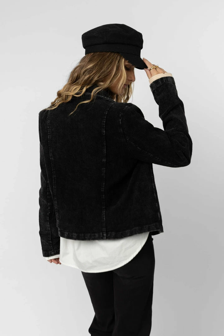 Wholesale β€οΈ MITTO SHOP Kristin Corduroy Jacket In Black - FINAL SALE π 5 MITTO SHOP Kristin Corduroy Jacket In Black - FINAL SALE