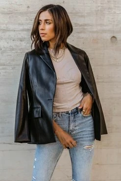 GINGER G Tops Fossette Ruched Top - FINAL SALE