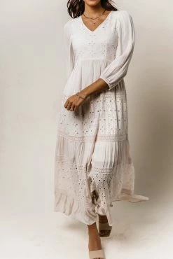 LISTICLE Glenna Maxi Dress In Mocha - FINAL SALE