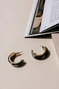 LA RADIANT VAL JEAN GLOBAL Maxwell Open Hoop Earrings Jewelry