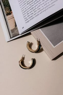 LA RADIANT VAL JEAN GLOBAL Maxwell Open Hoop Earrings Jewelry