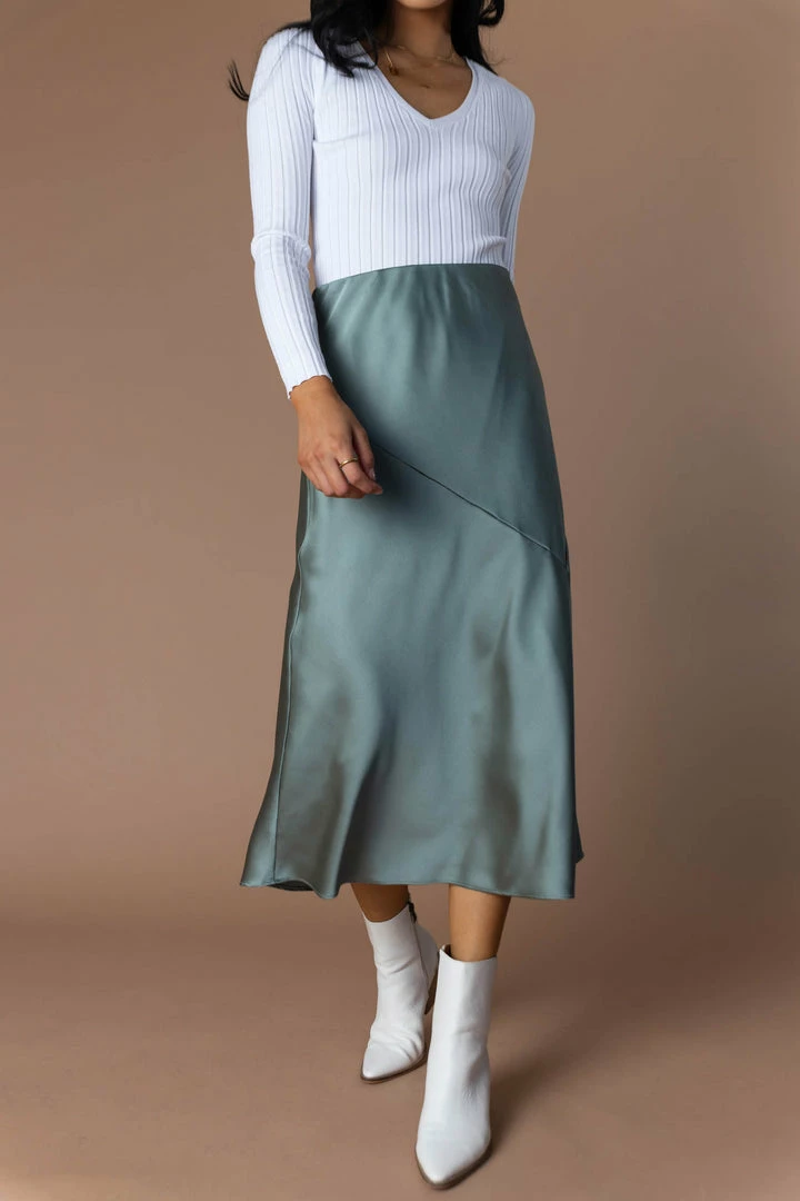 Best reviews of π AARON & AMBER Zada Midi π Skirt In Sage - FINAL SALE π 1 AARON & AMBER Zada Midi Skirt In Sage - FINAL SALE