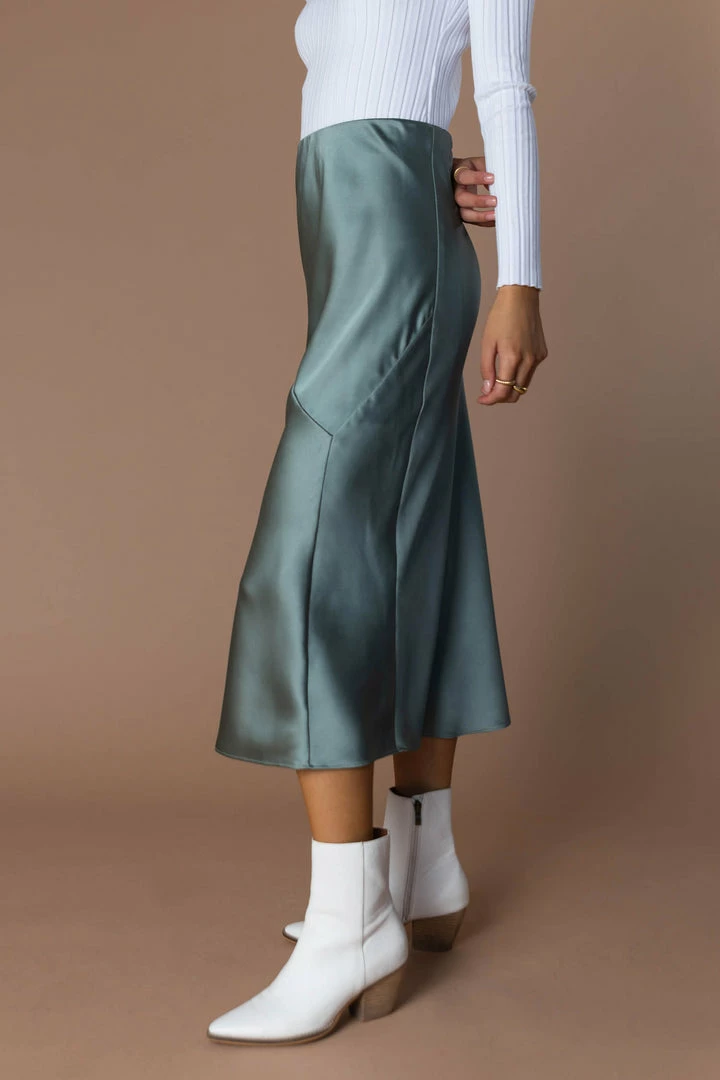 Best reviews of π AARON & AMBER Zada Midi π Skirt In Sage - FINAL SALE π 5 AARON & AMBER Zada Midi Skirt In Sage - FINAL SALE