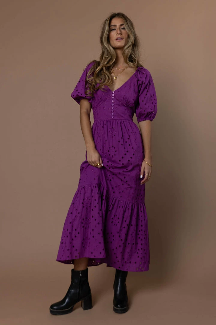 Promo β¨ SEE AND BE SEEN Wilma Maxi π Dress In Magenta - FINAL SALE π 2 SEE AND BE SEEN Wilma Maxi Dress In Magenta - FINAL SALE