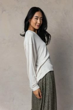 Hot Sale ๐ DRESS FORUM Trixie Top In Cream Tops ๐งจ 6 DRESS FORUM Trixie Top In Cream Tops