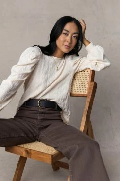 VERY J Tate Puff Sleeve Top - FINAL SALE