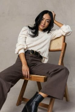 VERY J Tate Puff Sleeve Top - FINAL SALE