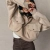 AEMI AND CO Harry Sweater In Oatmeal Tops