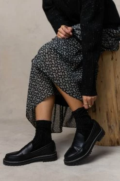 FREE SOUL/MIRACLE MILE Shoes Abigail Loafers In Black