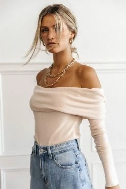 SINA Claire Top In Cream - FINAL SALE