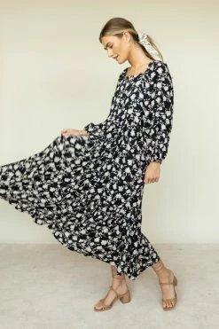 MILLIBON POLYMOND DK INC Allison Midi Dress - FINAL SALE