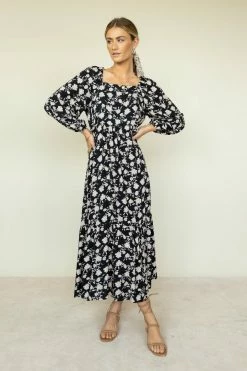 MILLIBON POLYMOND DK INC Allison Midi Dress - FINAL SALE