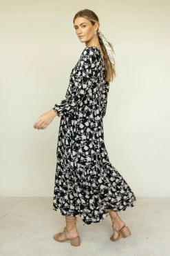 MILLIBON POLYMOND DK INC Allison Midi Dress - FINAL SALE