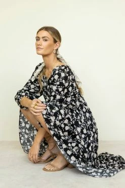 MILLIBON POLYMOND DK INC Allison Midi Dress - FINAL SALE