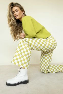 Wholesale ✨ LUMIERE Pamela Sweater In Lime ❤️ 7 LUMIERE Pamela Sweater In Lime