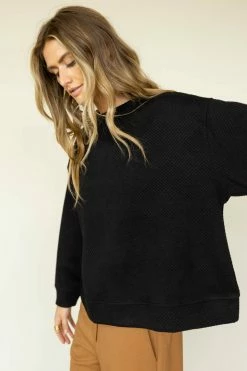 SEE AND BE SEEN Stella Top In Black - FINAL SALE