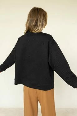 SEE AND BE SEEN Stella Top In Black - FINAL SALE