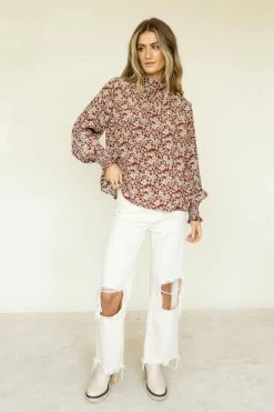 Hot Sale β€οΈ CALISTA Hana Floral Blouse Tops π 9 CALISTA Hana Floral Blouse Tops