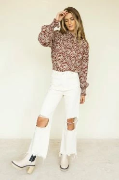 Hot Sale β€οΈ CALISTA Hana Floral Blouse Tops π 8 CALISTA Hana Floral Blouse Tops