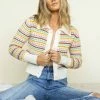 CALISTA Sherry Striped Cardigan - FINAL SALE