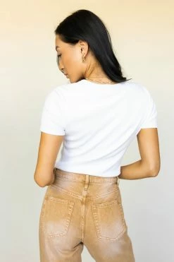 FINAL TOUCH COLLECTION Rickie Top In Off White - FINAL SALE