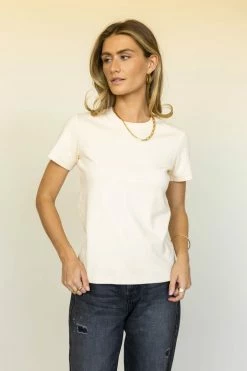 Buy 𧨠WORUI Mckenna Tee π Shirt In Cream β€οΈ 7 WORUI Mckenna Tee Shirt In Cream