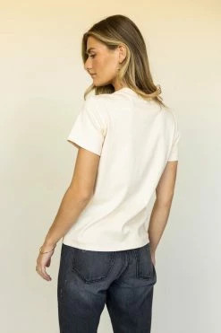 Buy 𧨠WORUI Mckenna Tee π Shirt In Cream β€οΈ 9 WORUI Mckenna Tee Shirt In Cream