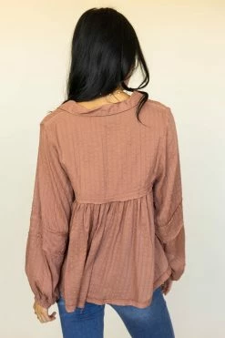 MILLIBON POLYMOND DK INC Alba Top In Terracotta - FINAL SALE