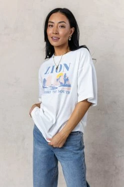 Cheapest βοΈ WELLMADE INC Tops Zion Graphic Tee π 8 WELLMADE INC Tops Zion Graphic Tee