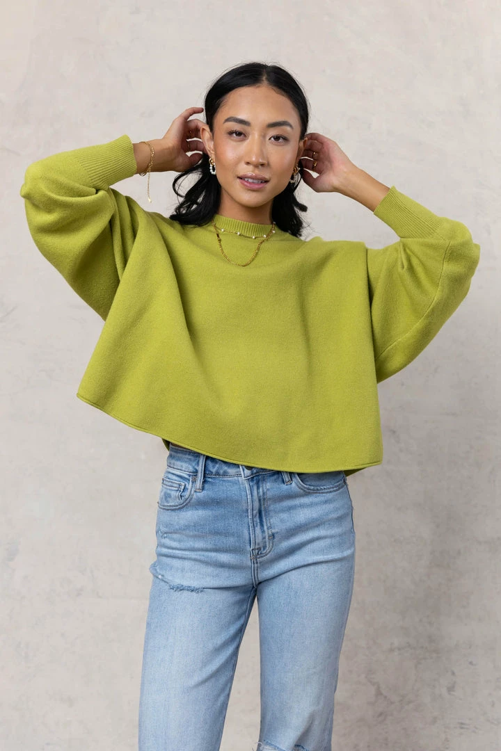 Wholesale ✨ LUMIERE Pamela Sweater In Lime ❤️ 3 LUMIERE Pamela Sweater In Lime