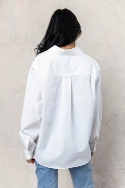 Wholesale π₯° AARON & AMBER Kathryn Button Up π Shirt In White - FINAL SALE βοΈ 7 AARON & AMBER Kathryn Button Up Shirt In White - FINAL SALE
