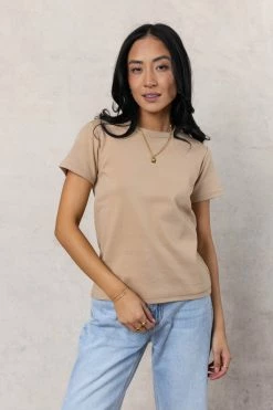 Promo π₯° WORUI Mckenna Tee π Shirt In Taupe π 7 WORUI Mckenna Tee Shirt In Taupe