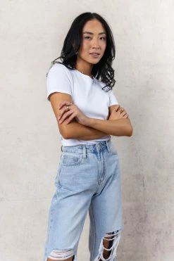 FINAL TOUCH COLLECTION Rickie Top In Off White - FINAL SALE