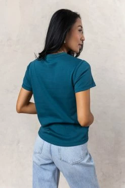 WORUI Tops Mckenna Tee Shirt In Teal