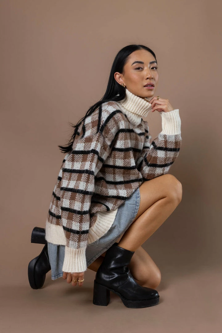 Budget π MITTO SHOP Tops Cappuccino Sweater - FINAL SALE π 6 MITTO SHOP Tops Cappuccino Sweater - FINAL SALE