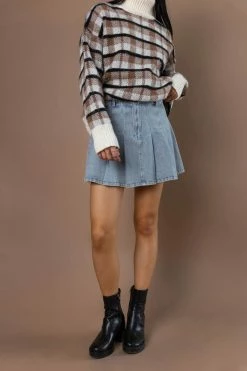 LE LIS Rosalie Denim Skirt - FINAL SALE