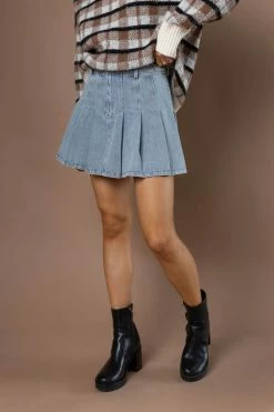 LE LIS Rosalie Denim Skirt - FINAL SALE