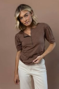 Discount β€οΈ WORUI New Arrivals Louella Top In Brown π 7 WORUI New Arrivals Louella Top In Brown
