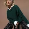 SINA River Sweater In Green Tops