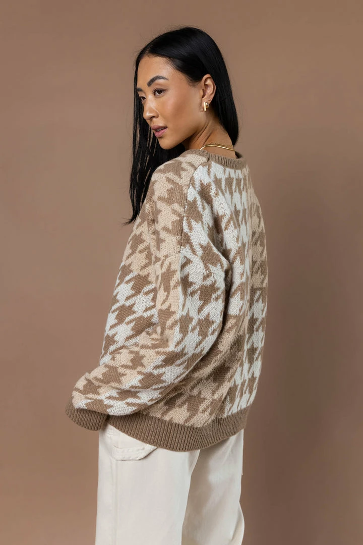 Top 10 π― MITTO SHOP Tops Billie Houndstooth Sweater - FINAL SALE π₯ 3 MITTO SHOP Tops Billie Houndstooth Sweater - FINAL SALE