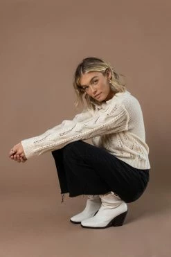 LUSH CLOTHING Andi Vintage Sweater - FINAL SALE