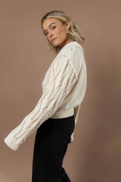 LUSH CLOTHING Andi Vintage Sweater - FINAL SALE